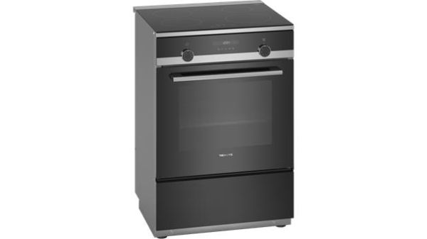 Cuisinière IQ500 Electrique induction, classe A, 7 modes de cuisson, 66L, humidClean, display Blanc,
