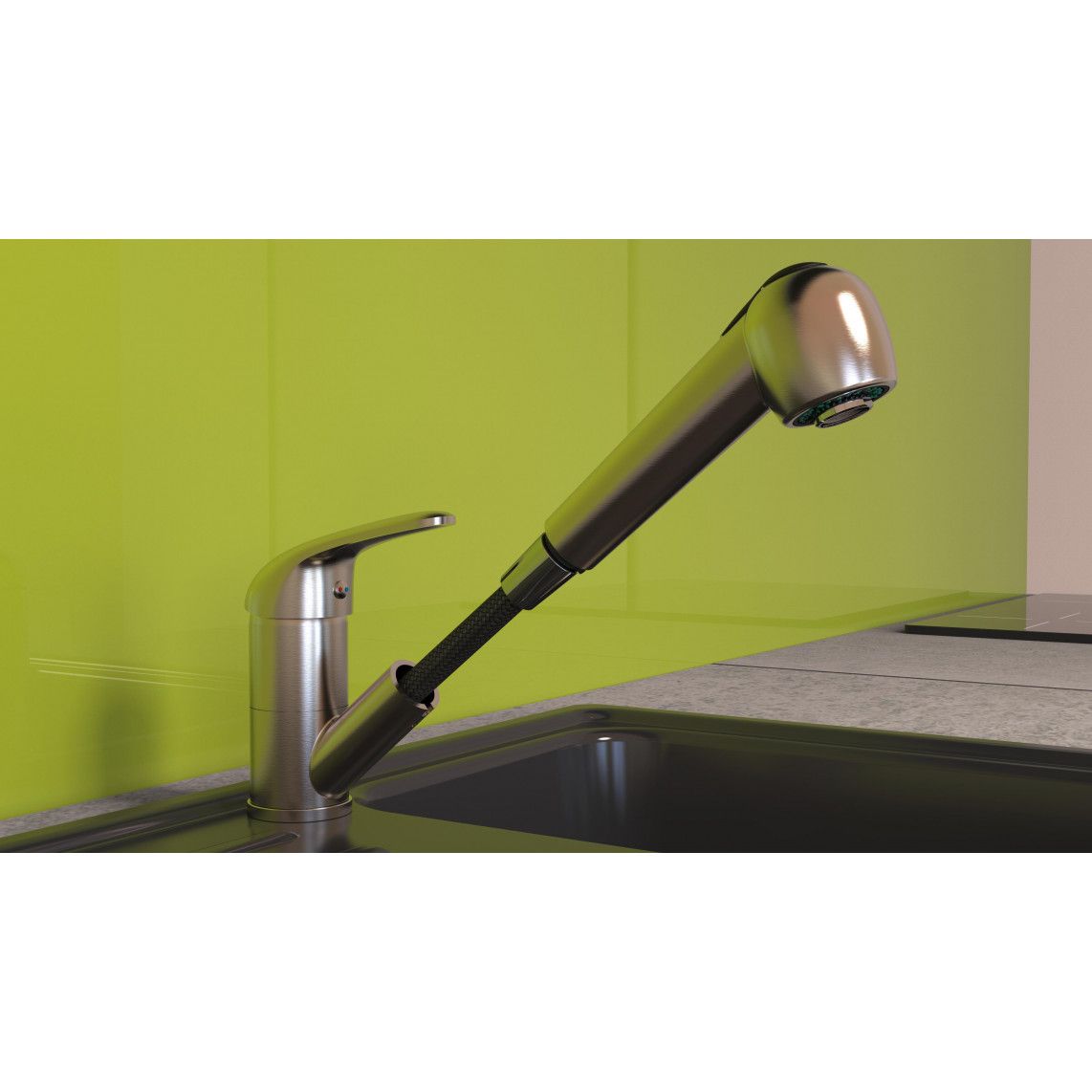 00566 Sprayer, stainless steel look, e.g. for 97775/2 vue 3