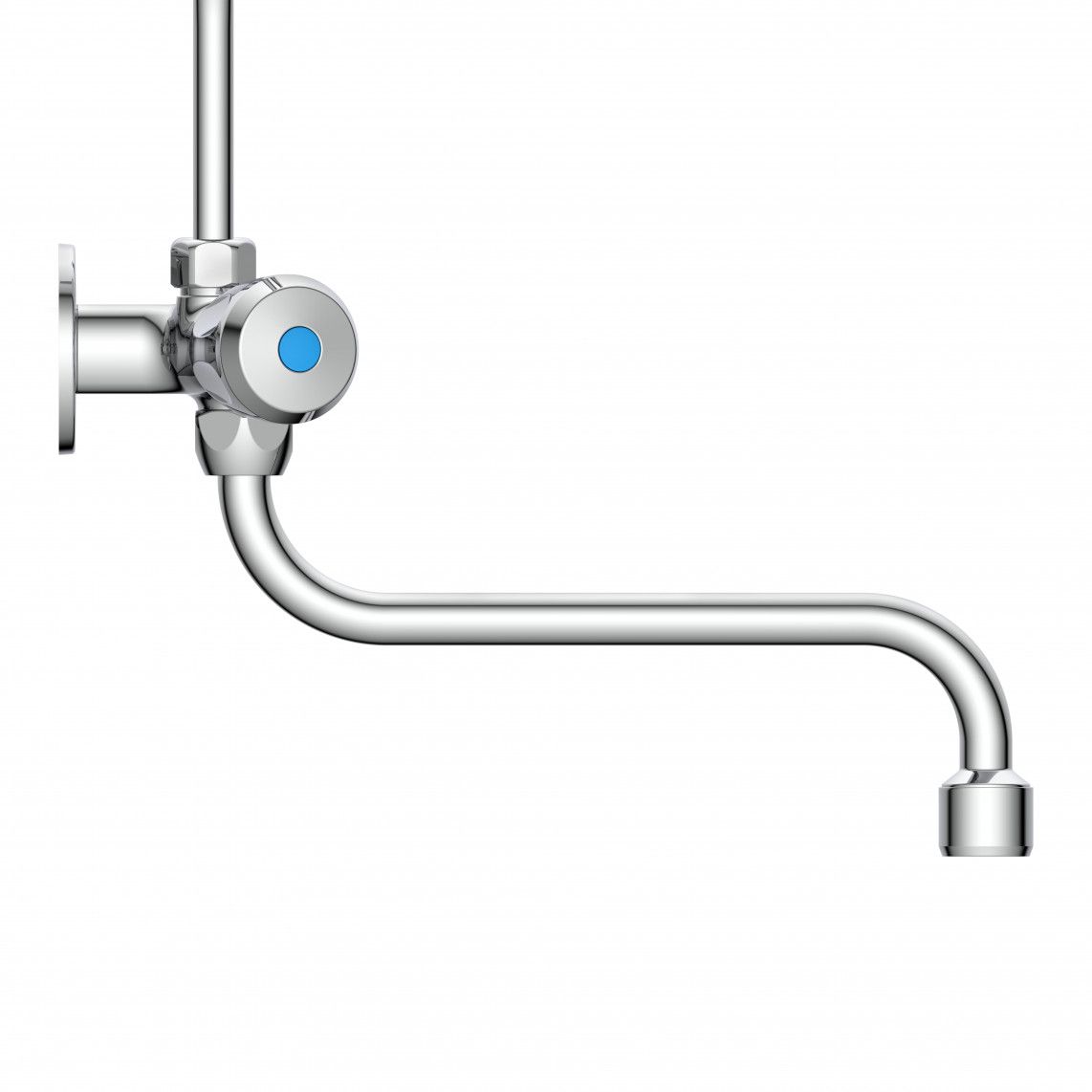 37690 Sink mixer low pressure, chrome, for 5 liter over sink boiler vue 4