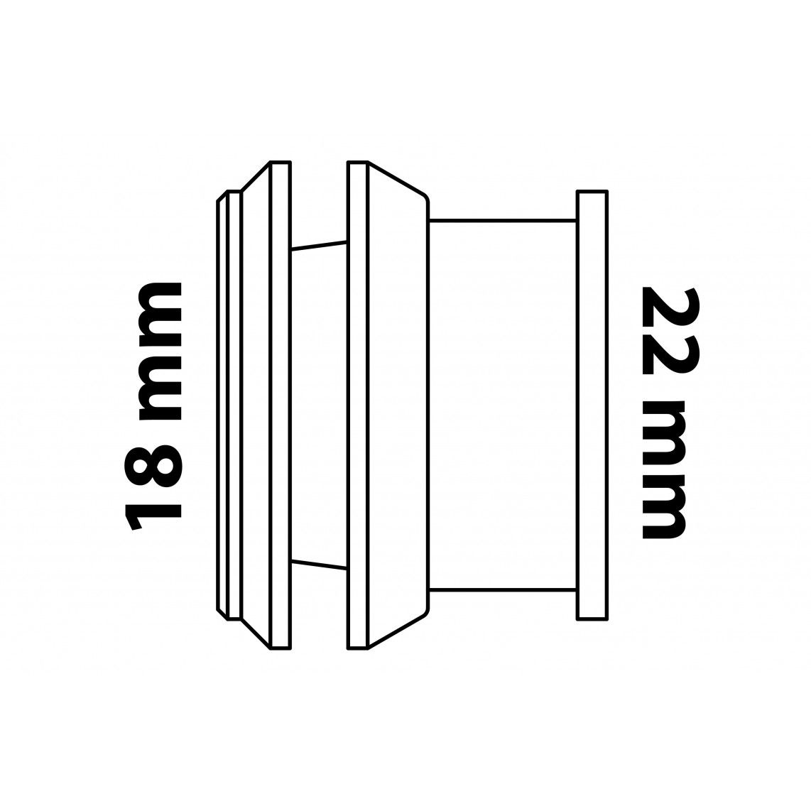 989455517 LT Jeu de réducteurs, vierge, 22 mm x 18 mm, raccord à serrer pour tube en cuivre (2x) vue 4