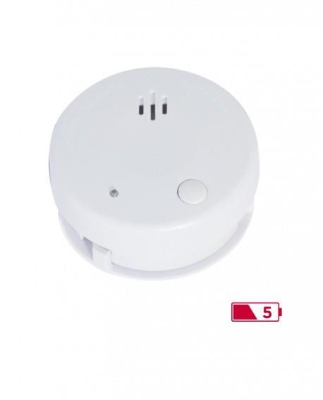 Détecteur de fumée optique avec indicateur Led 3 x CR2450 - 85dB garantie 5 ans