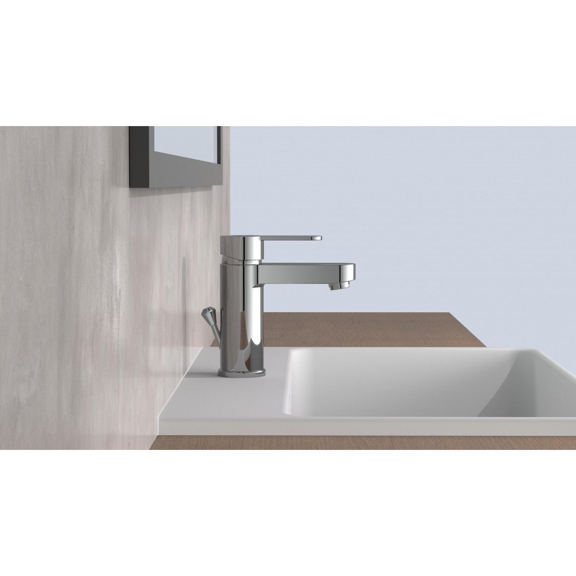34210 ELEPHANT Wash basin mixer, chrome vue 8