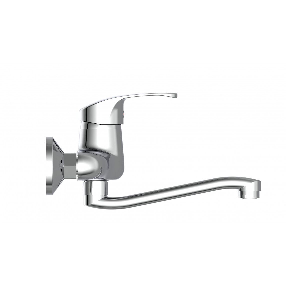 36760 ORAZI Sink mixer, chrome, for wall fixing vue 3