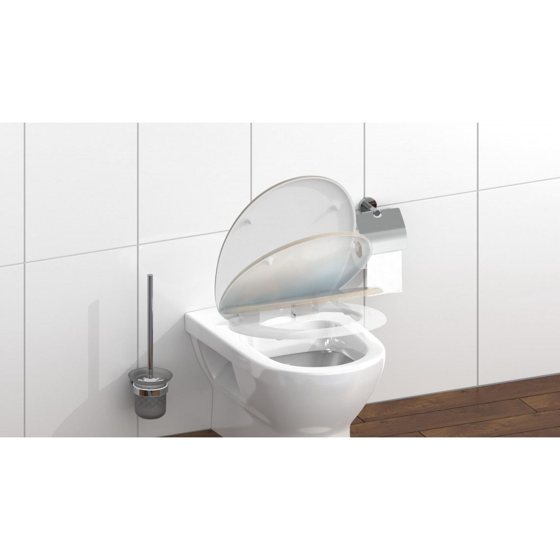82196 Duroplast WC-zitting BEACH, met valrem vue 4
