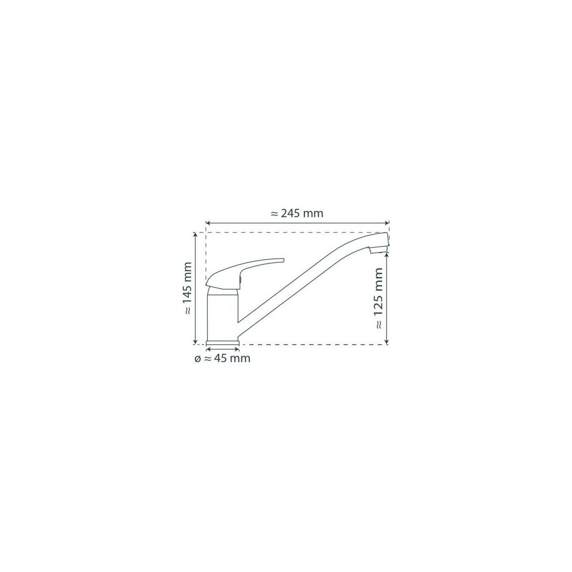 41500 ATHOS PLUS Sink mixer, chrome vue 4
