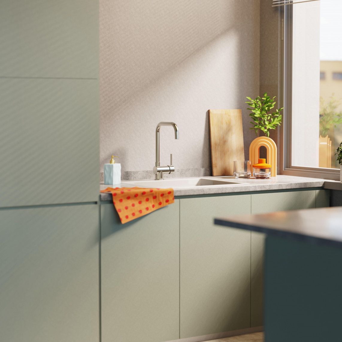NI182GANI FUTURA Keukenkraan, RVS look vue 10