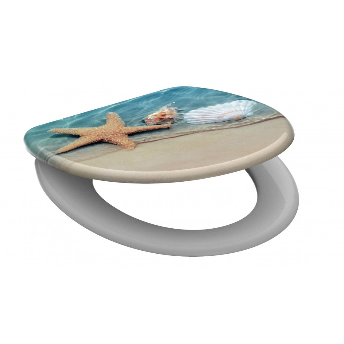82196 Duroplast WC-zitting BEACH, met valrem vue 2