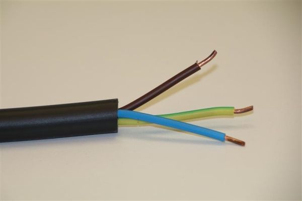 Exvb 3 G 2.5 Noir en rouleau de 100m classe CPR: ECA