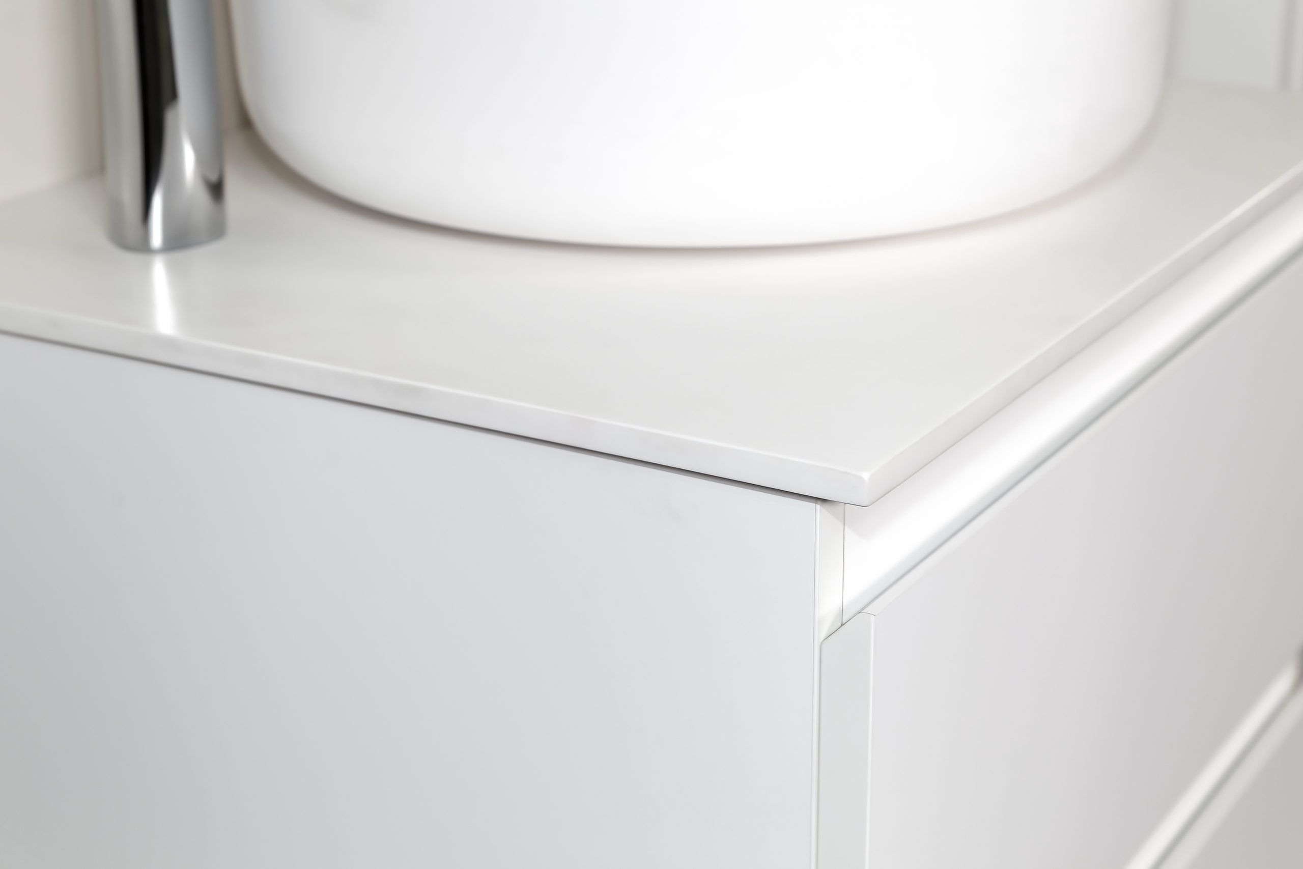 Aloni Sally Meuble Sous-plan (60CM) - Blanc Brillant