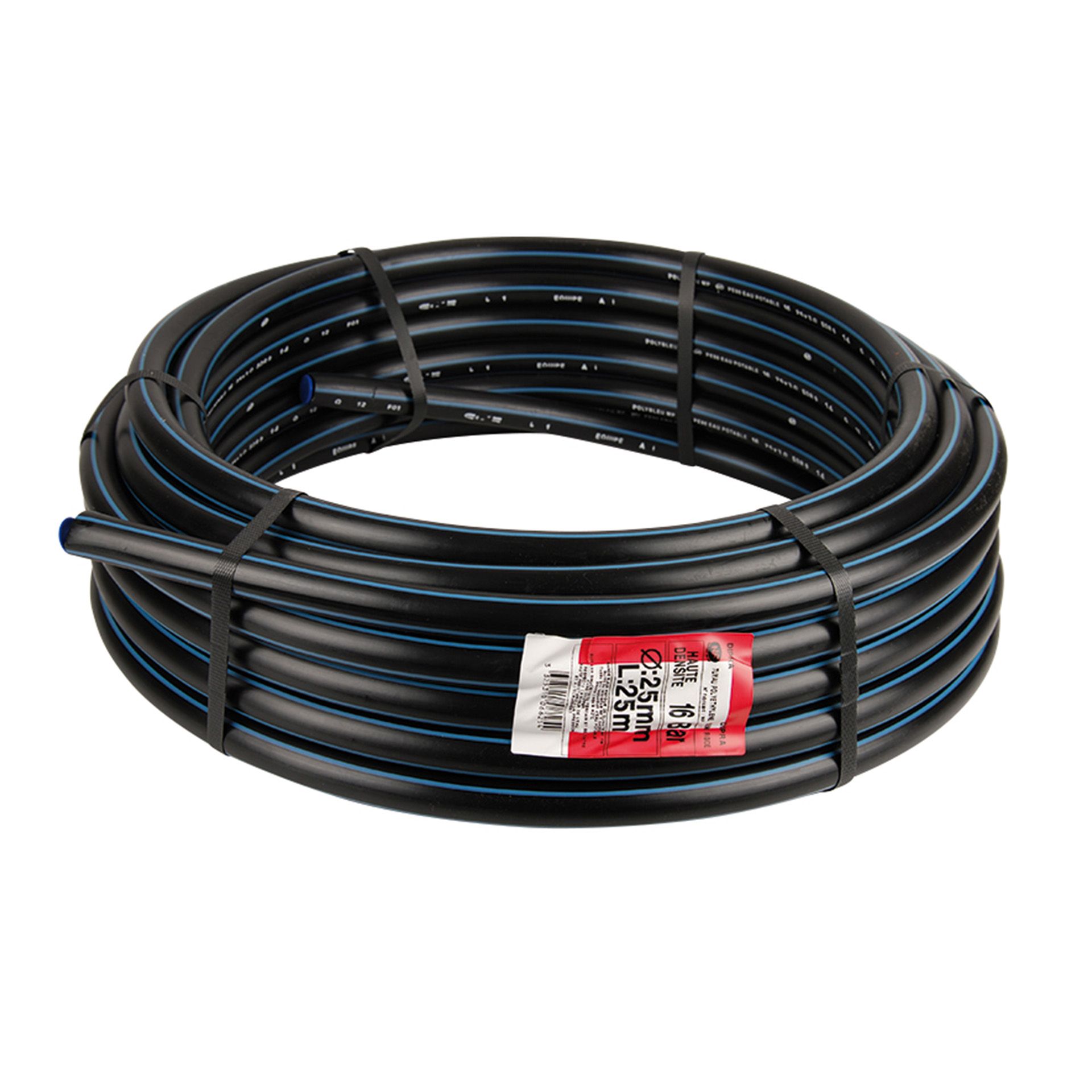 Tuyau Pour Eau Potable - PE - 10 Bar - Diamètre 32 MM - 100 M - Noir