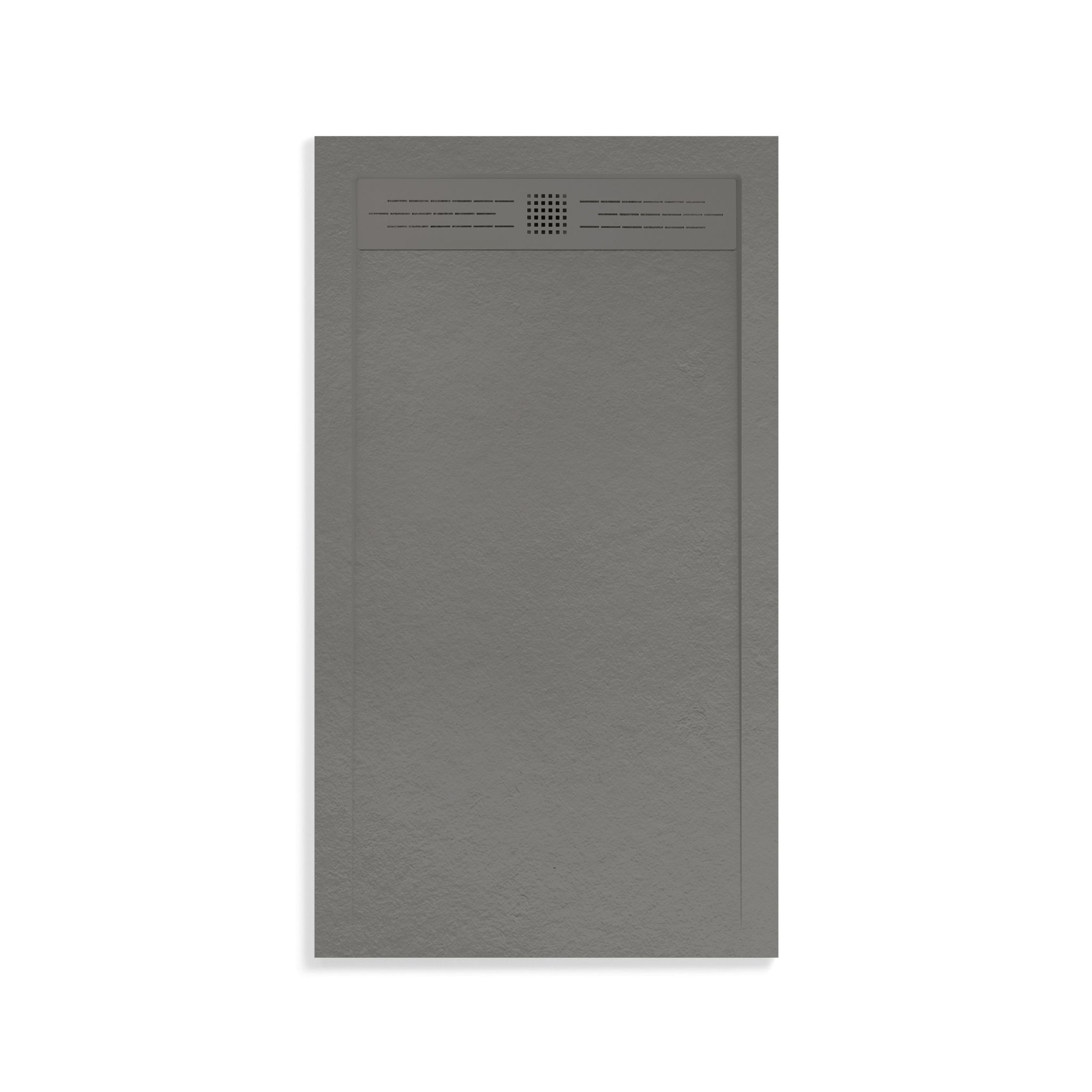Aloni Elite Receveur DE Douche - Composite - 120×80×3CM - Gris Mat