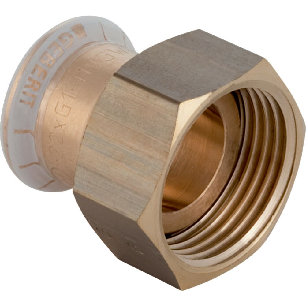 Geberit Mapress Cuivre-eau Raccord Avec Écrou Libre 22-4/4”F