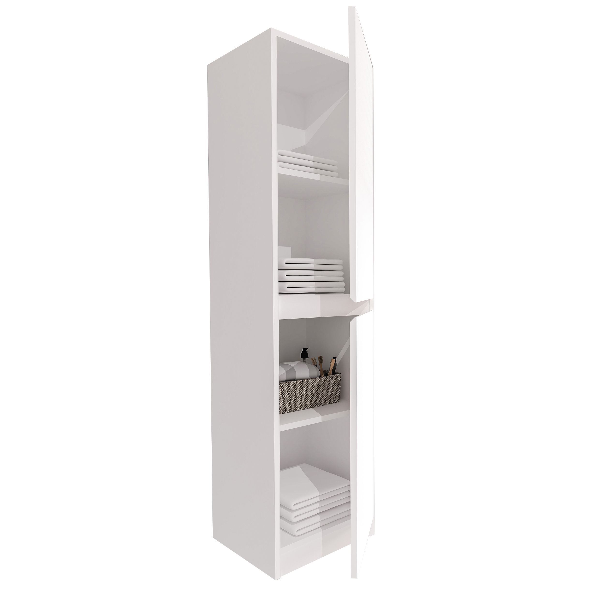 JUPITER KOLOMKAST (135CM) - MAT WIT vue 2