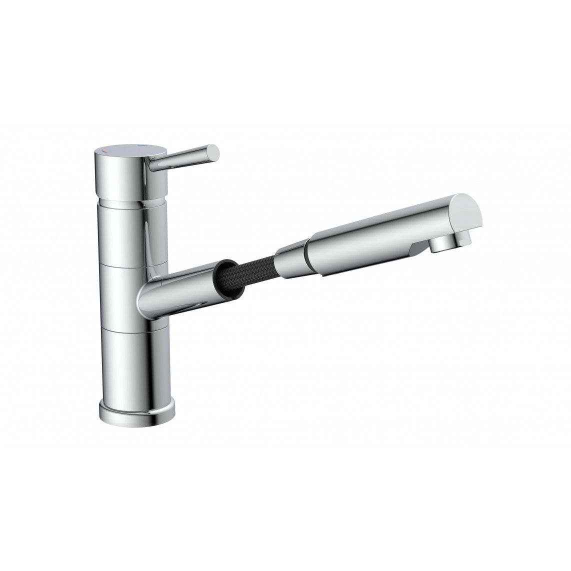 33770 UNICORN Sink mixer, chrome, with pull-out spout vue 2
