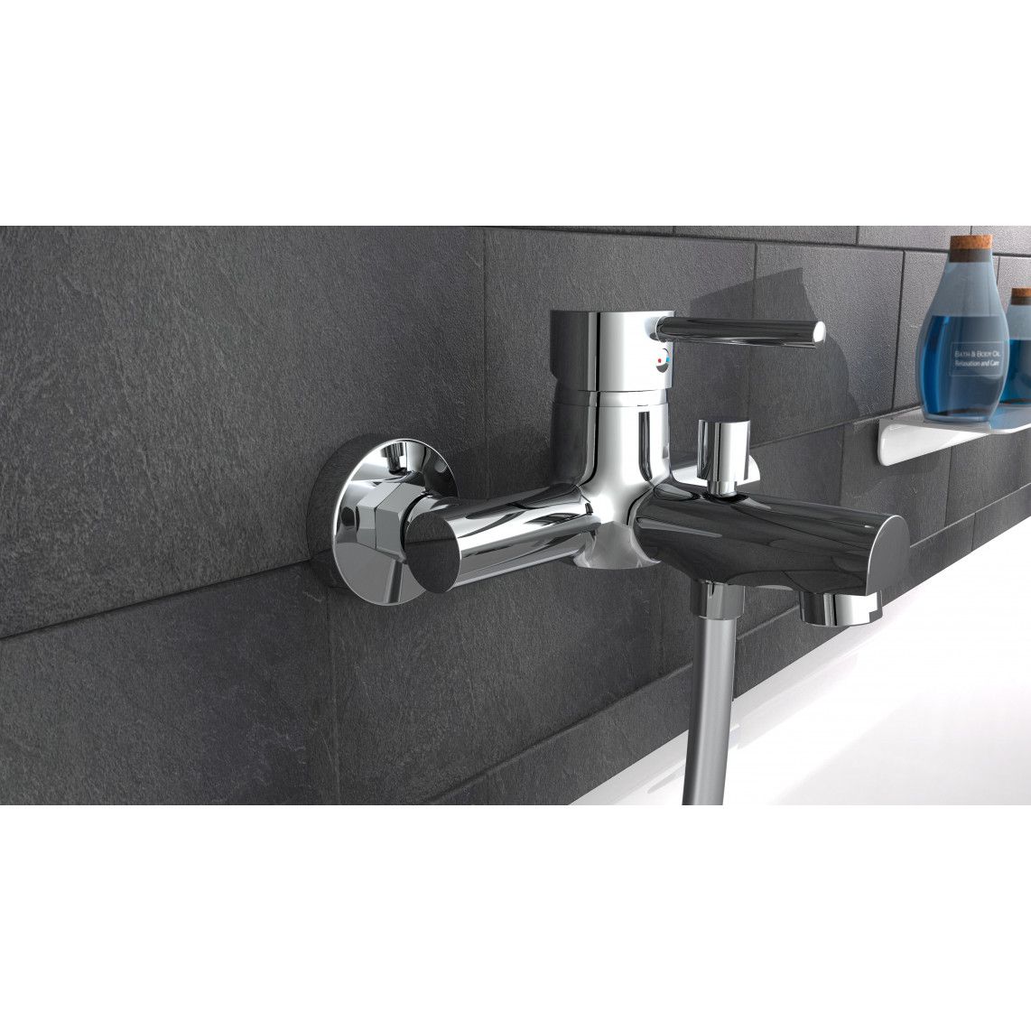 79930 ATLANTA Bathtub mixer, chrome vue 3