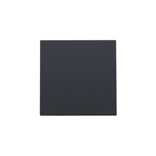 Set de finition avec sortie de câble pour cache-trou avec serre-fil, couleur anthracite coated