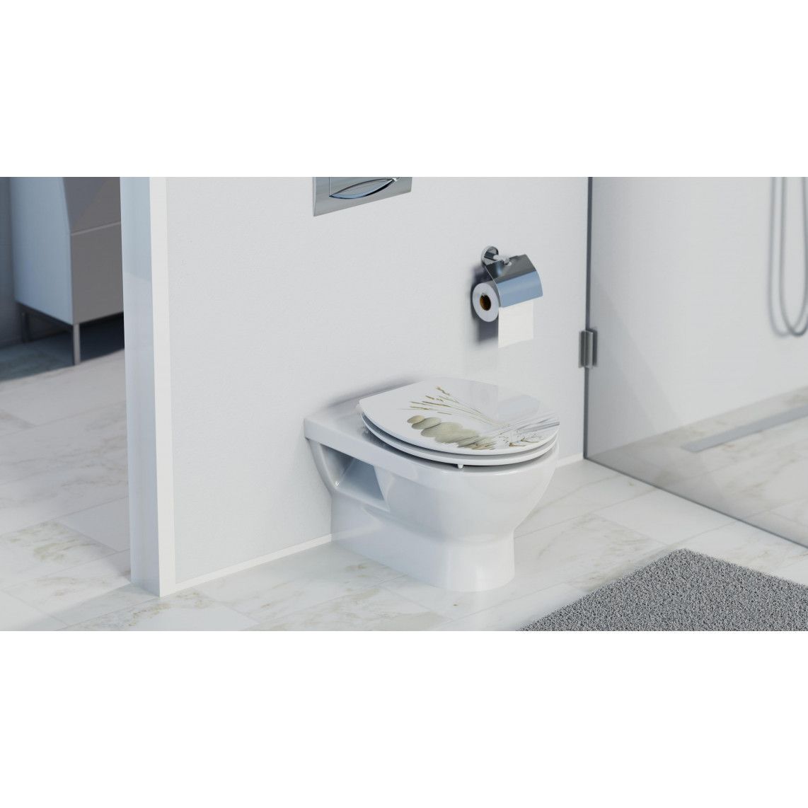 80522 MDF HG WC-zitting BALANCE, met valrem vue 10