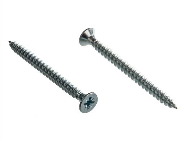Vis à panneaux 4.0 x 50mm tête fraisée pozidriv