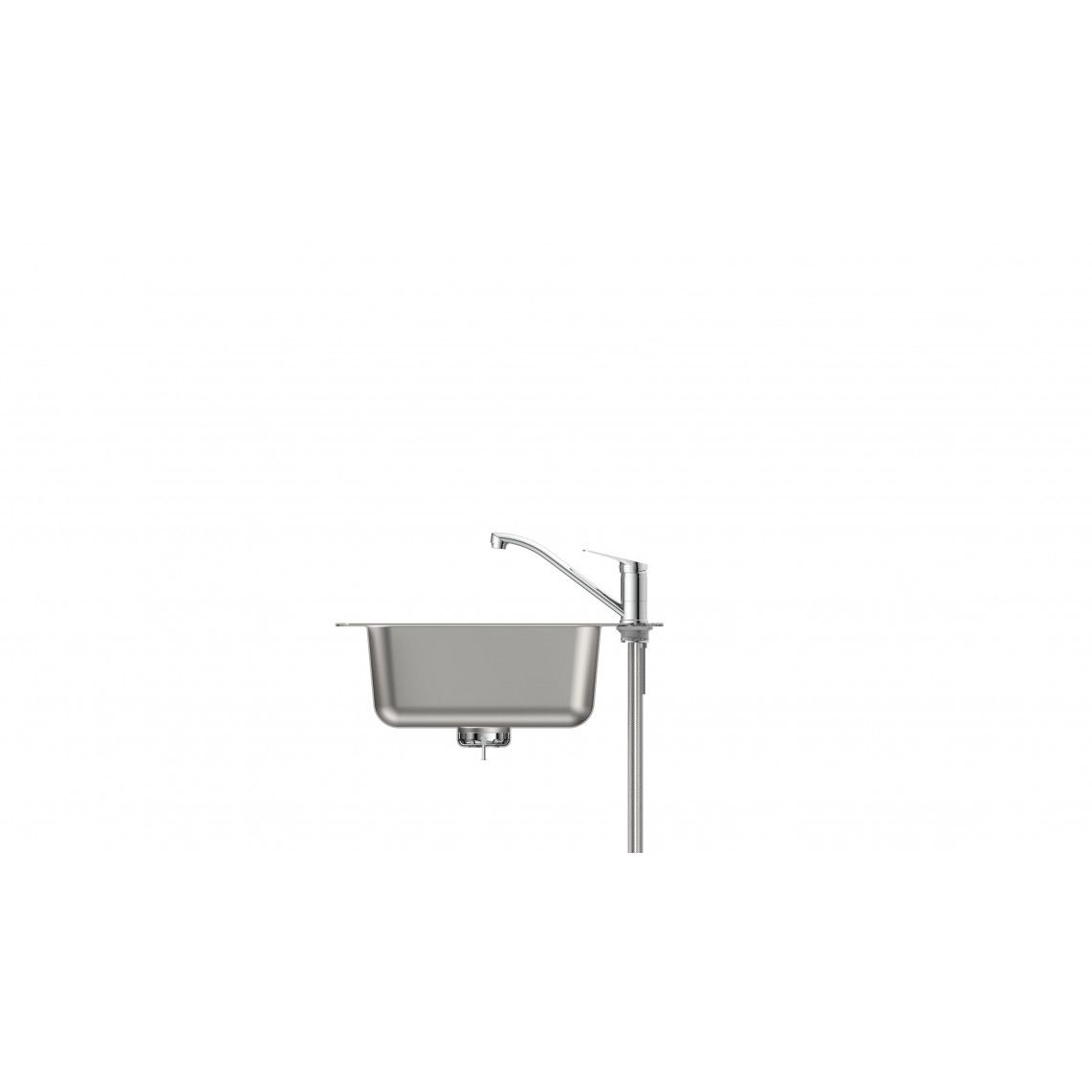 NI182SCR SPEED Sink mixer, chrome vue 9