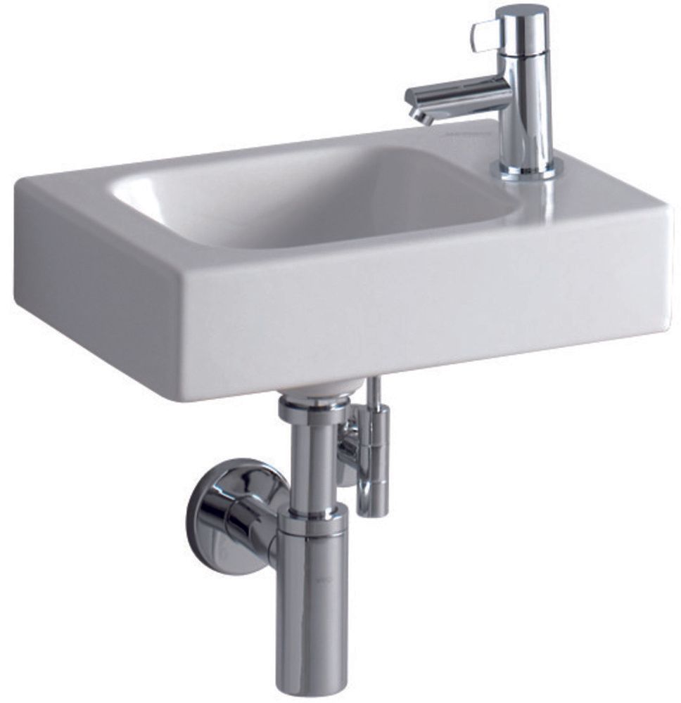 Geberit Icon XS Lave-mains 380×280 MM Avec Trou Pour Robinet À Droite