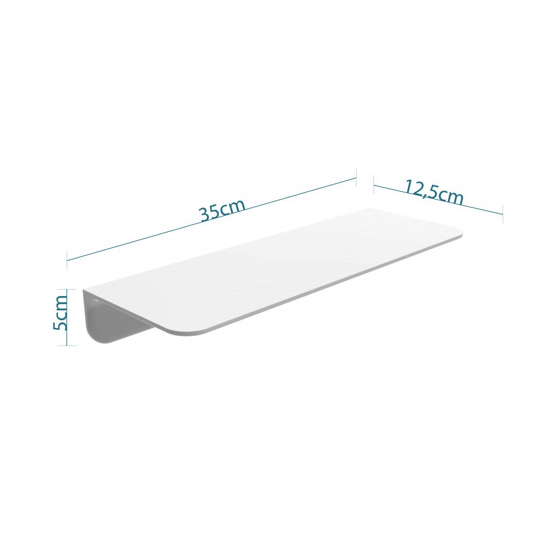 10500 Douche planchet, wit, om te lijmen vue 7