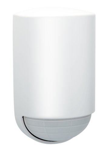 Détecteur de mouvement, 230 V, 16 m, 180°, IP54, pour montage en saillie, couleur blanc