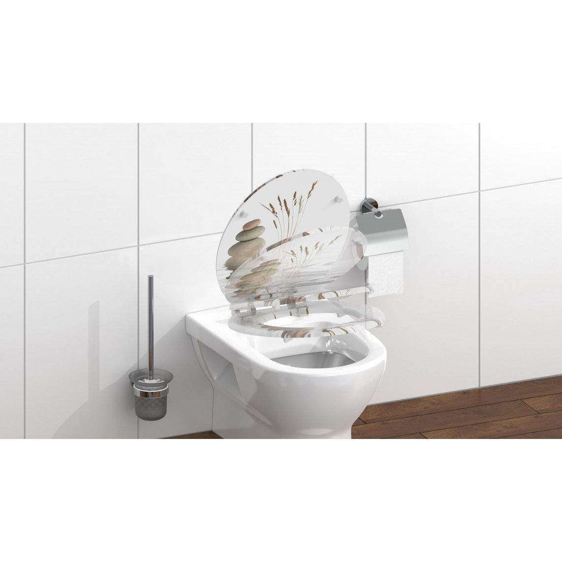 80122 MDF WC-zitting BALANCE, met valrem vue 9