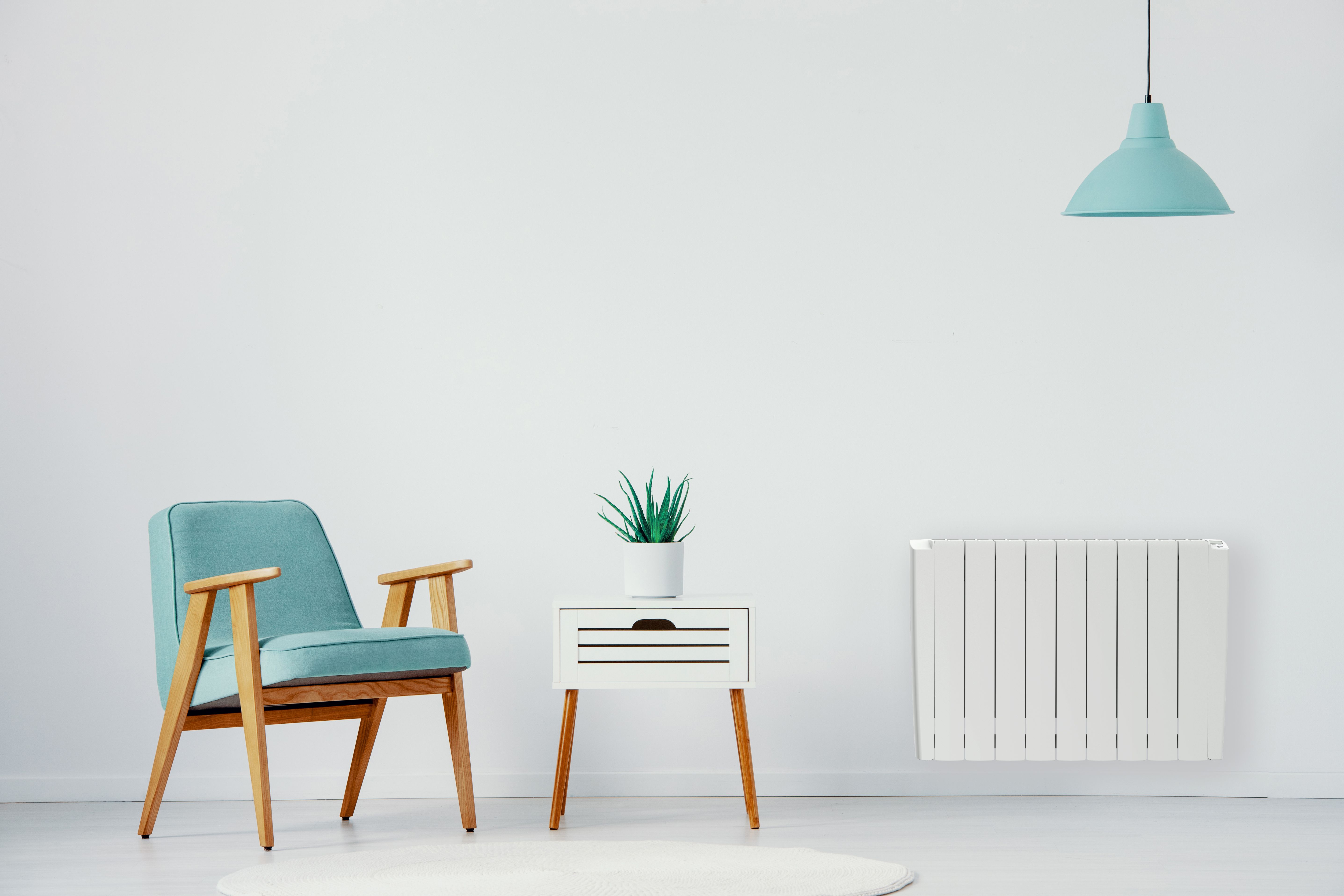 STELRAD ALU SIMPLE DRY - RADIATEUR ÉLECTRIQUE - HORIZONTAL - 580X1080MM - 2000W - BLANC
