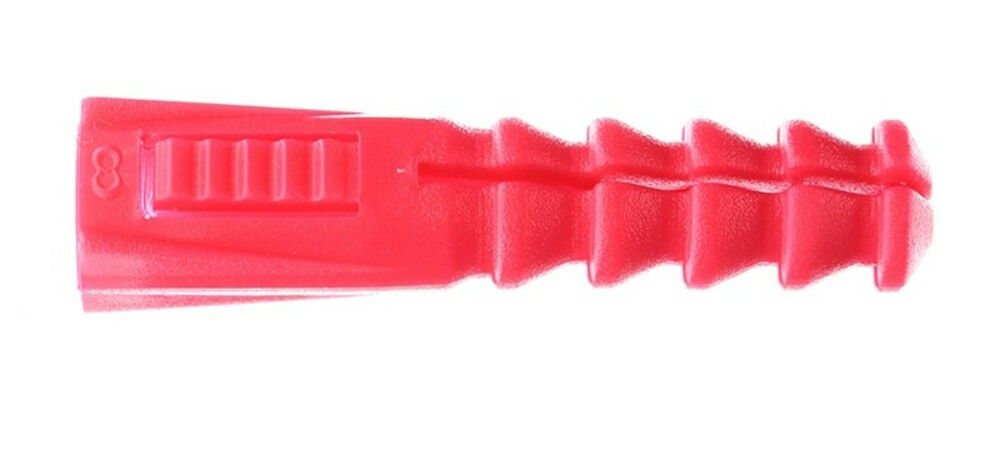 Ram Chevilles Universels EN Polyéthylène R8 Rouge 250 Pièces
