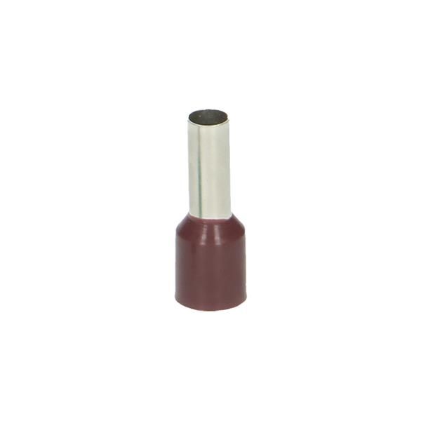 Embout de câble isolé section maximum 10mm² longueur du manchon en Cuivre: 12mm, 25 pièces