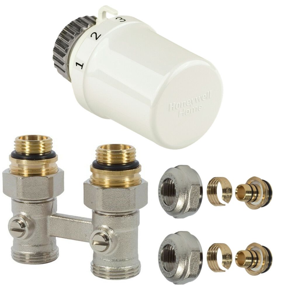 Honeywell Home Set Bloc H Raccordement AU Sol Pour Henrad 1/2” F + 3/4