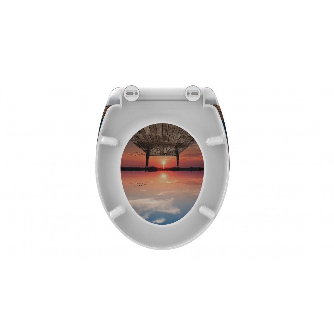 82378 Duroplast WC-zitting SUNSET SKY, met valrem en afneembaar vue 6