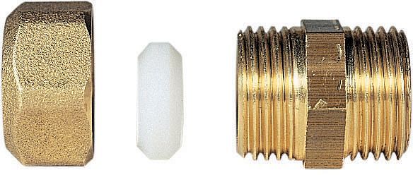 KLEMKOPPELING V.MAZ.LEID.TECAL 3/8"F-10