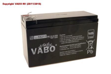 Batterie rechargeable Plomb / acide scellée - 12V / 26Ah L 166 x l 175 x H 125mm 9.327kg