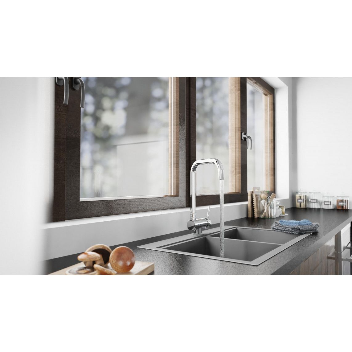 24550 WINDOW Sink mixer, chrome vue 7