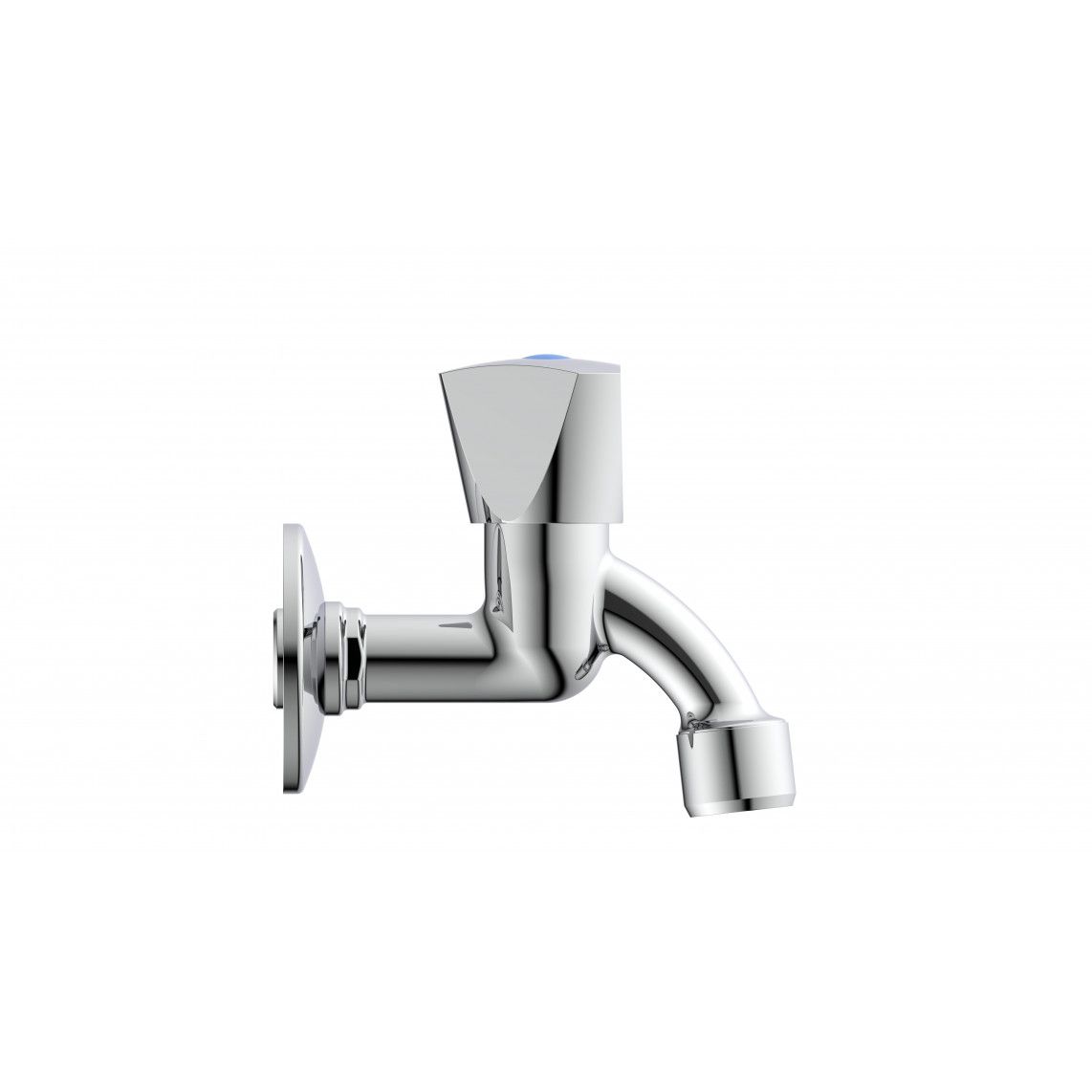 37985 CARNEO Cold water tap, chrome, for wall fixing vue 2