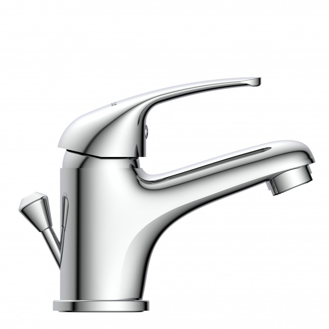 77010 ATHOS Wash basin mixer, chrome vue 3