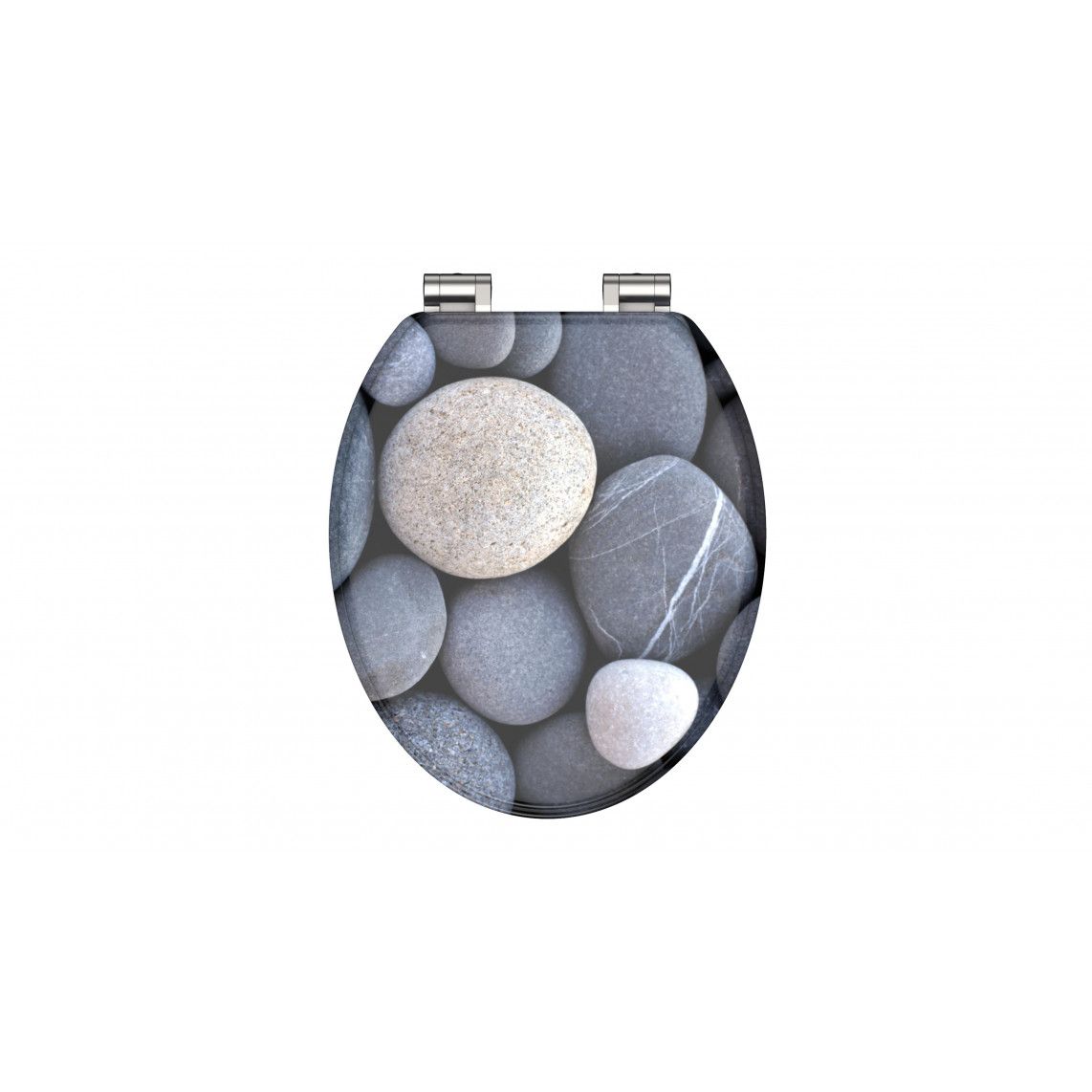 80130 MDF WC-zitting GREY STONES, met valrem vue 2