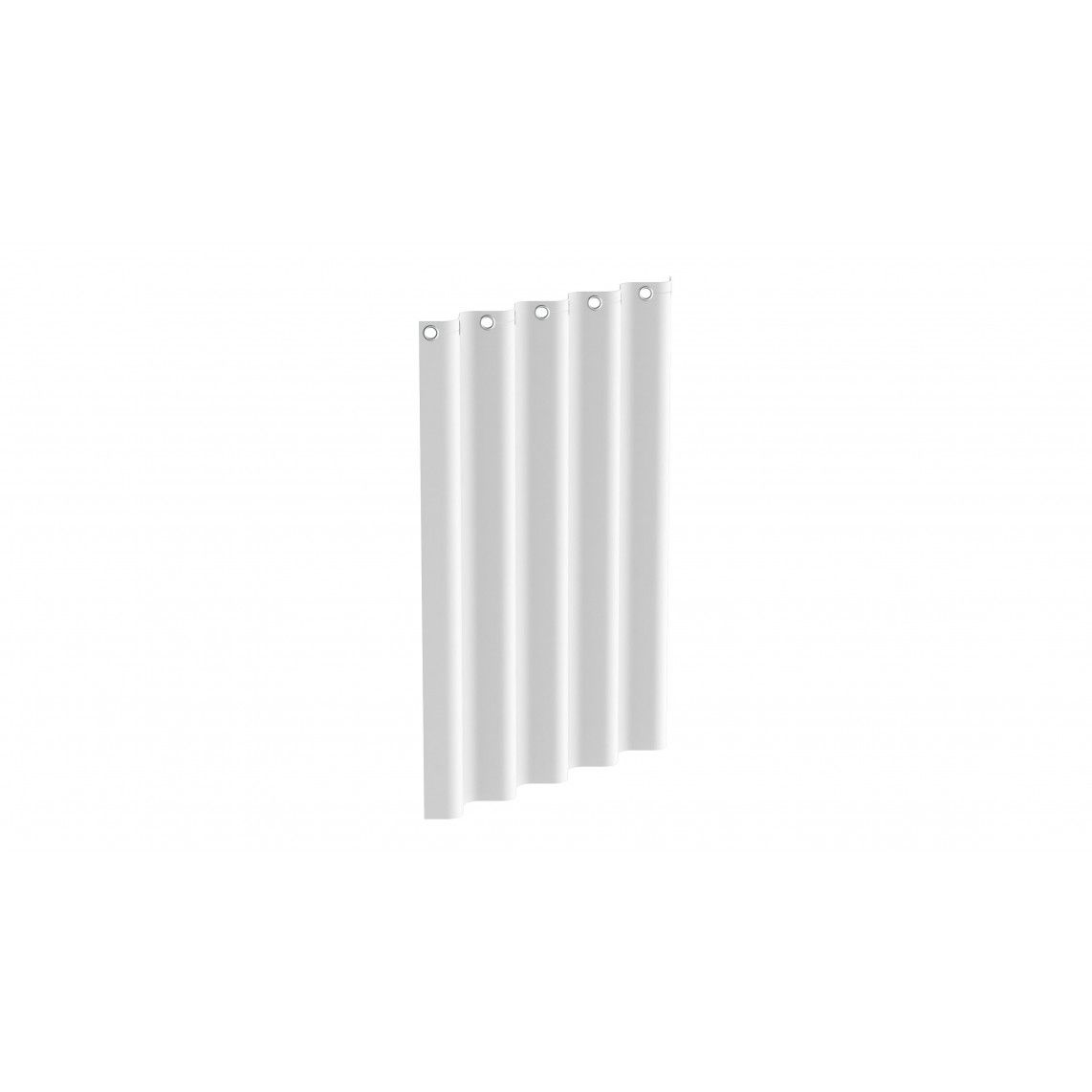 BA0400 Douchegordijn, wit vue 3