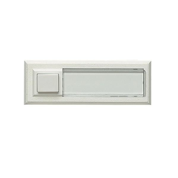 Eta 2122 bouton d'appel en saillie combifix II Blanc