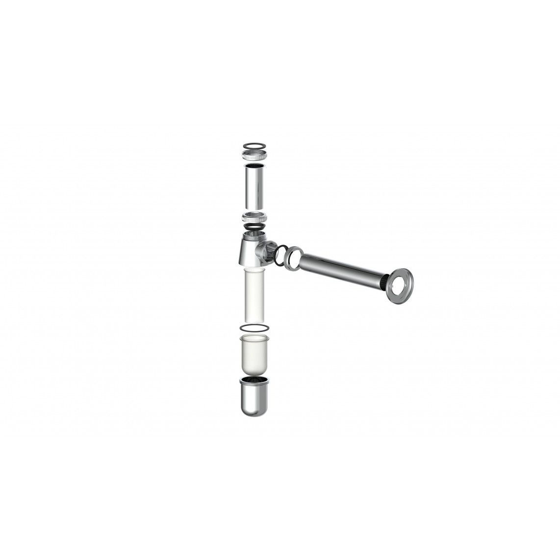 98803110 Bottle trap, chrome, 1 1/4" x 32 mm vue 6