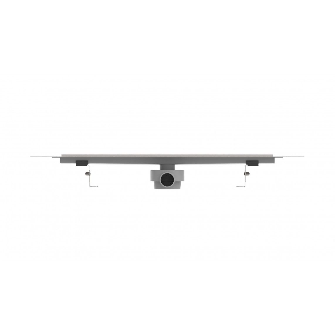 10024 Shower gutter, 700 mm, with stainless steel cover vue 3