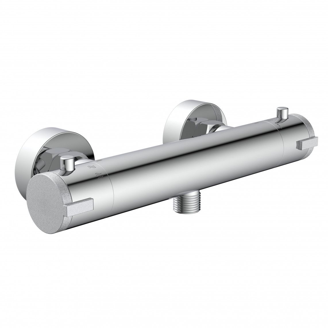 52465 LONDON Thermostatic shower mixer, chrome vue 2
