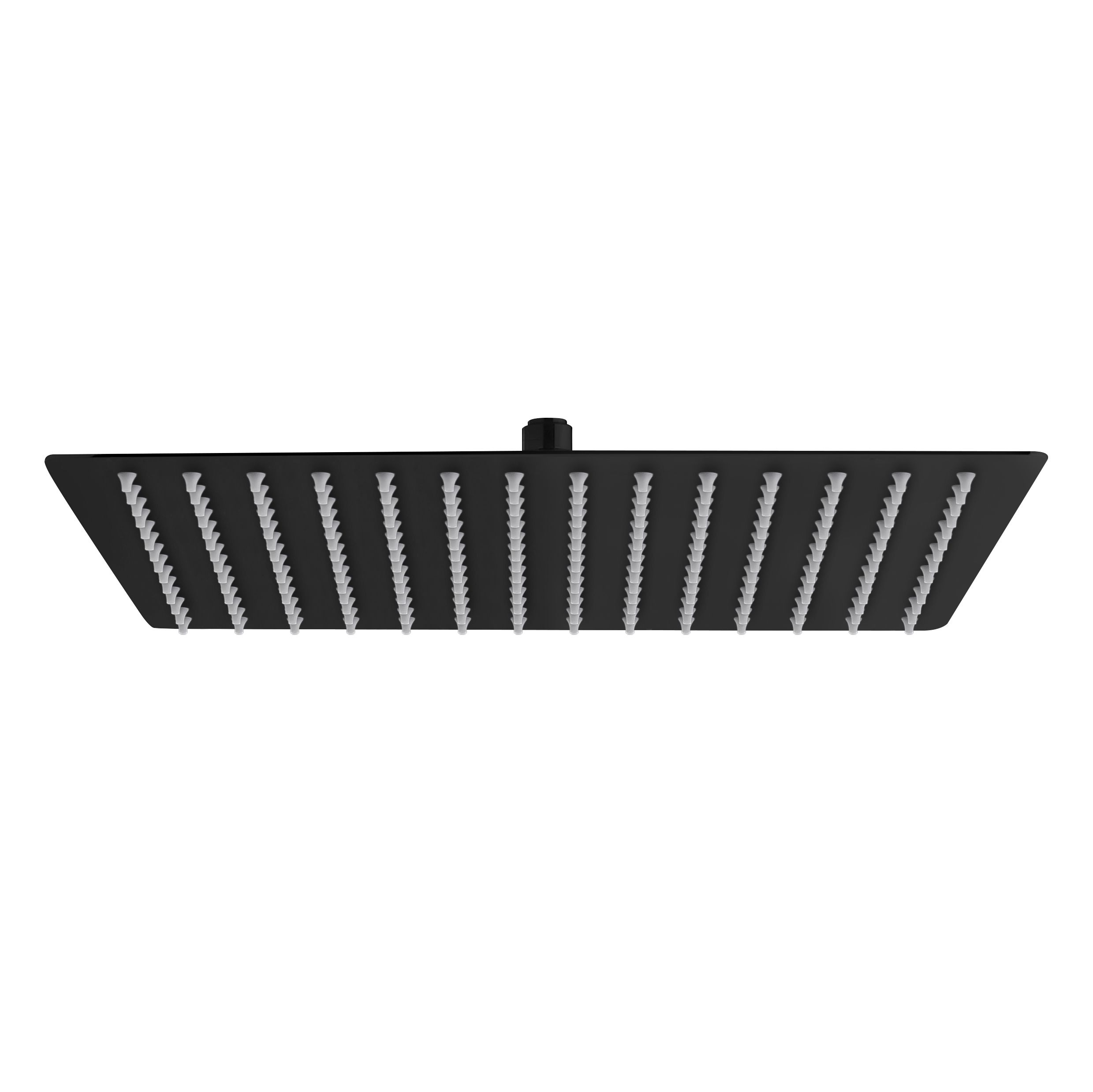 ALONI RAINSHOWER CARRE ACIER INOXYDABLE NOIR MAT 30X30CM
