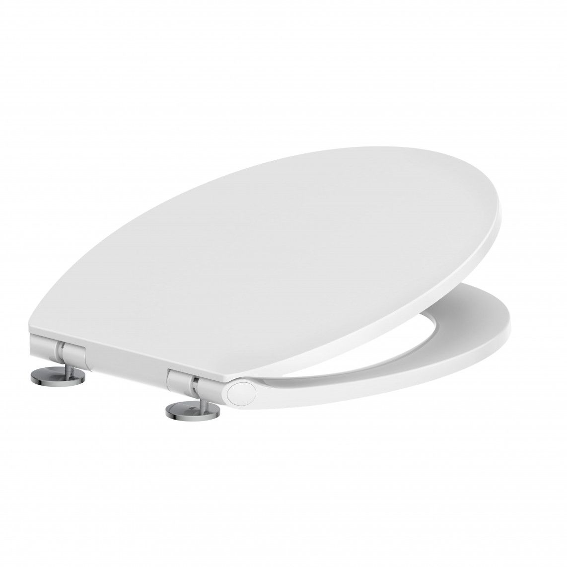 82630 Duroplast WC-zitting WHITE, PREMIUM, met valrem en afneembaar vue 5
