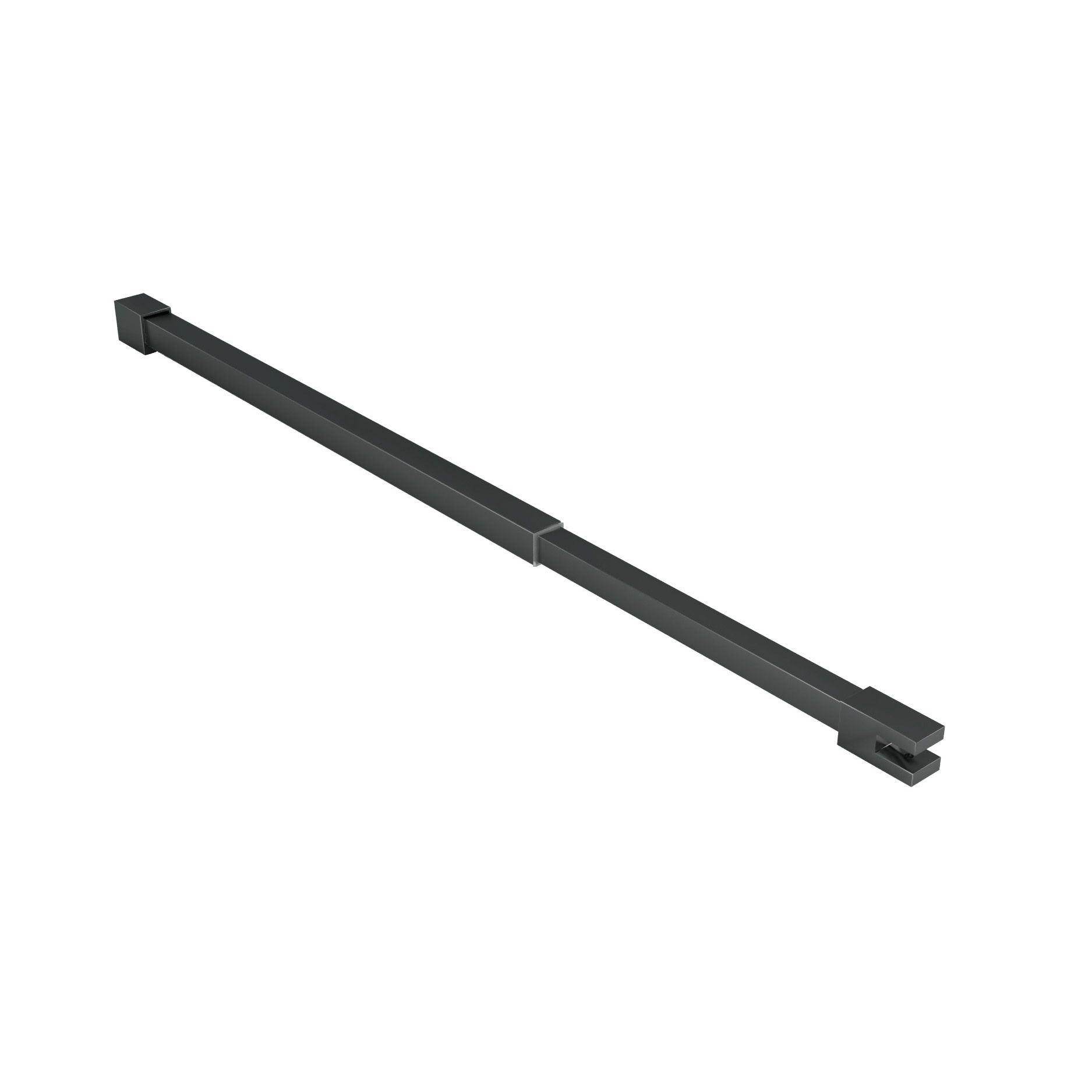 ALONI PLAFONDSTEUN - VERSTELBAAR - 43-80 CM - GUNMETAL vue 2