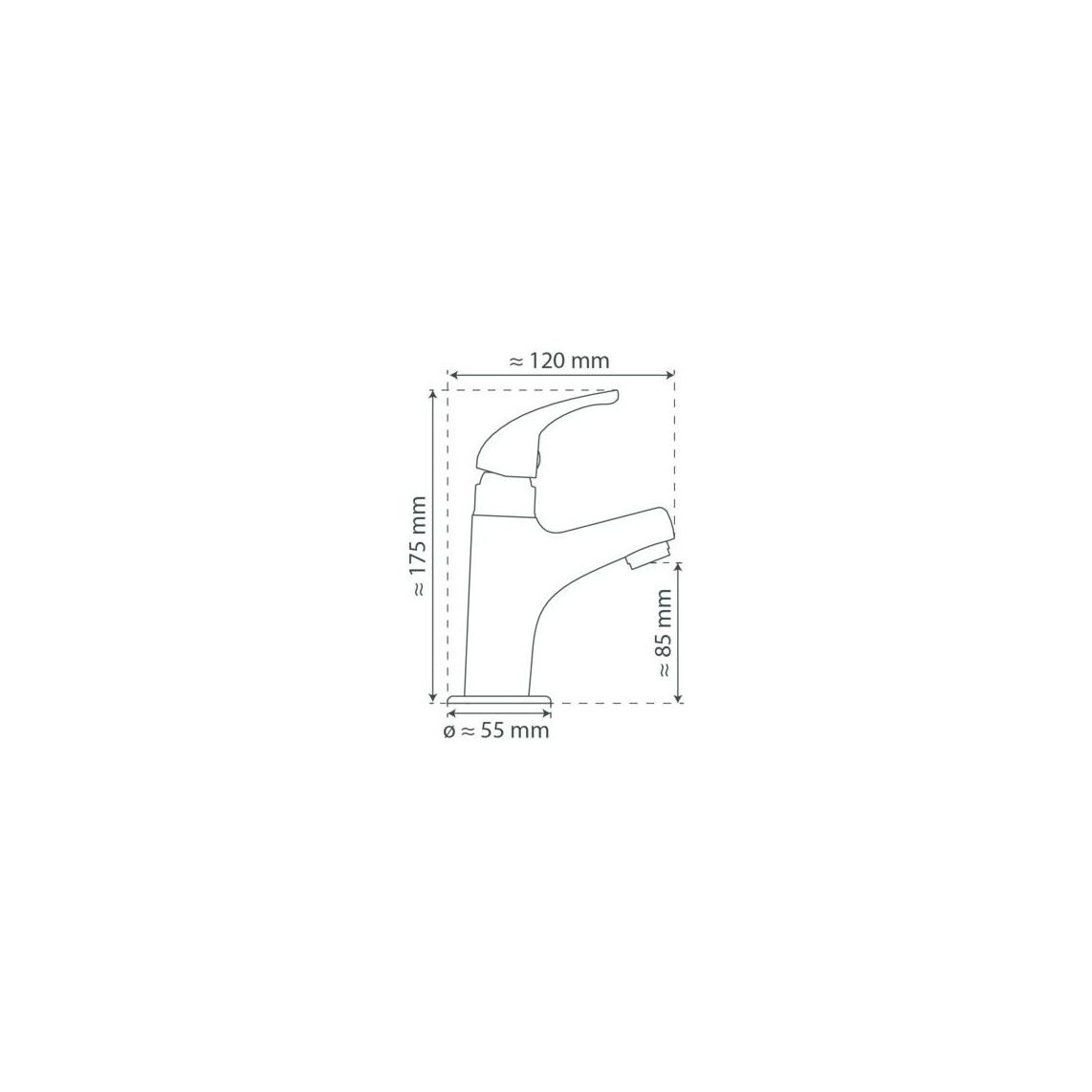 37958 VICO Cold water tap, chrome vue 10