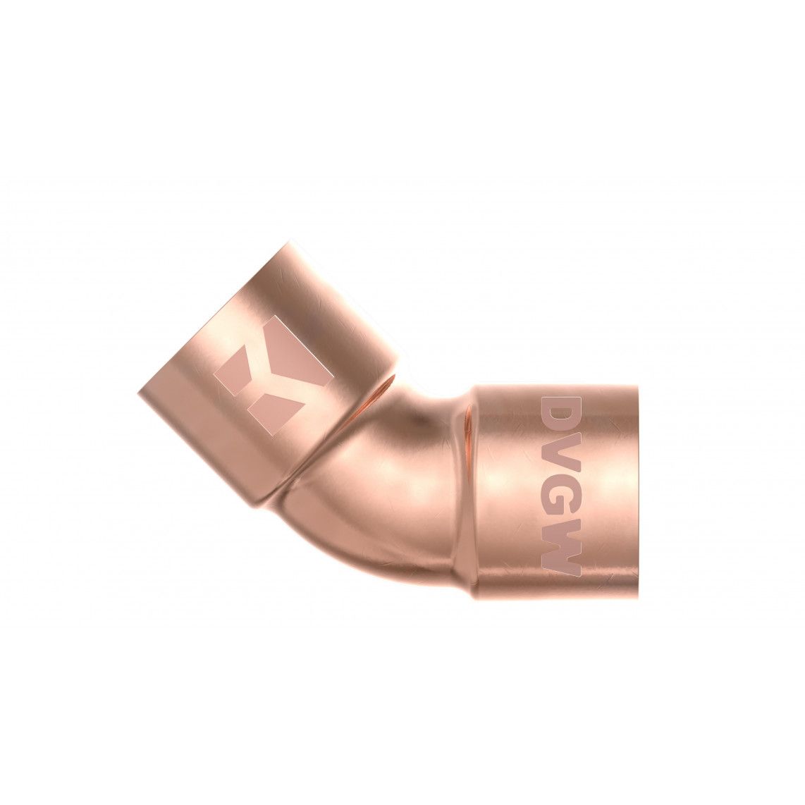 98911760 CU boog 45°, blanco, 15 mm, 2 mofen (5041) (10x) vue 3