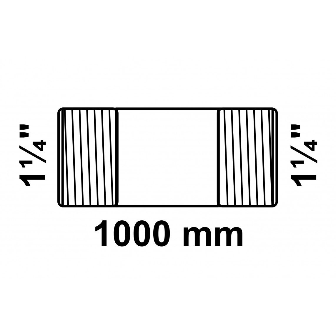 989829755 FM mamelon double, galvanisé, 1 1/4" x 1000 mm, (23) vue 2