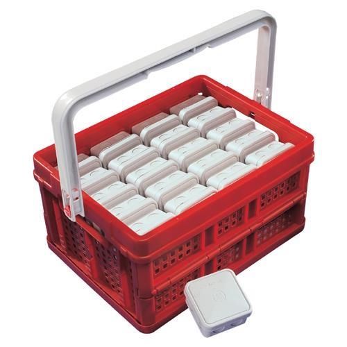 Flex-o-Box Junior in the box 60 x boîtes de dérivation 2.5mm² dans un panier